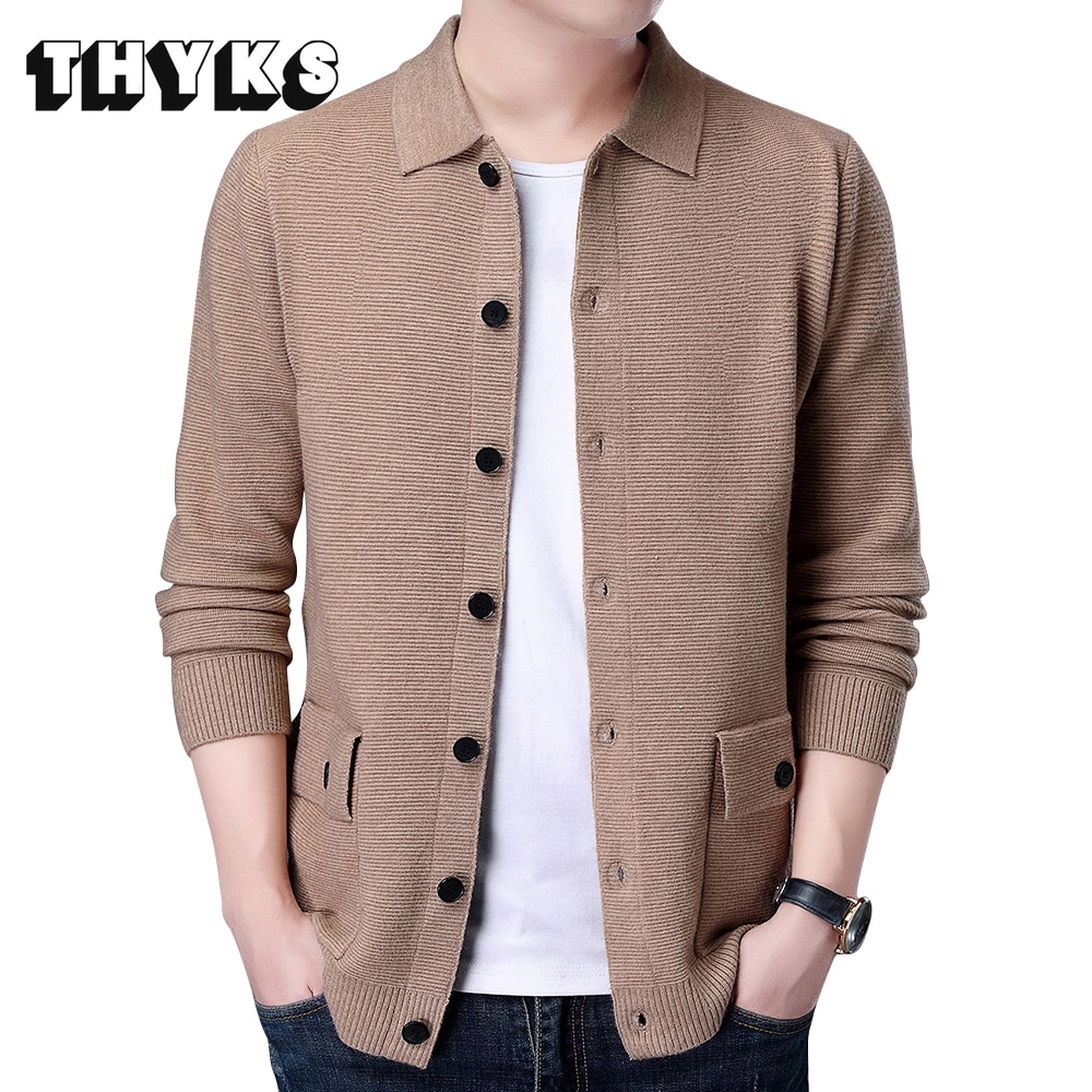 2022 Autumn And Winter Fashion Knitted Lapel Sweater Cardigan Brand Retro Sweater Men&s Casual Woolen Men&s Jacket Coat